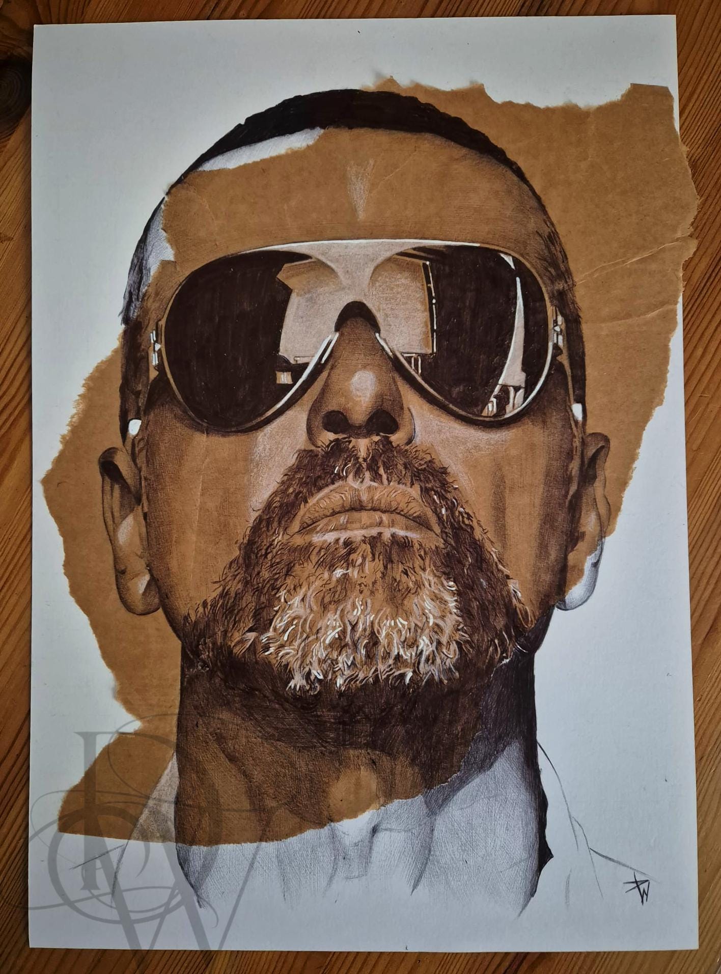 George Michael A3 print