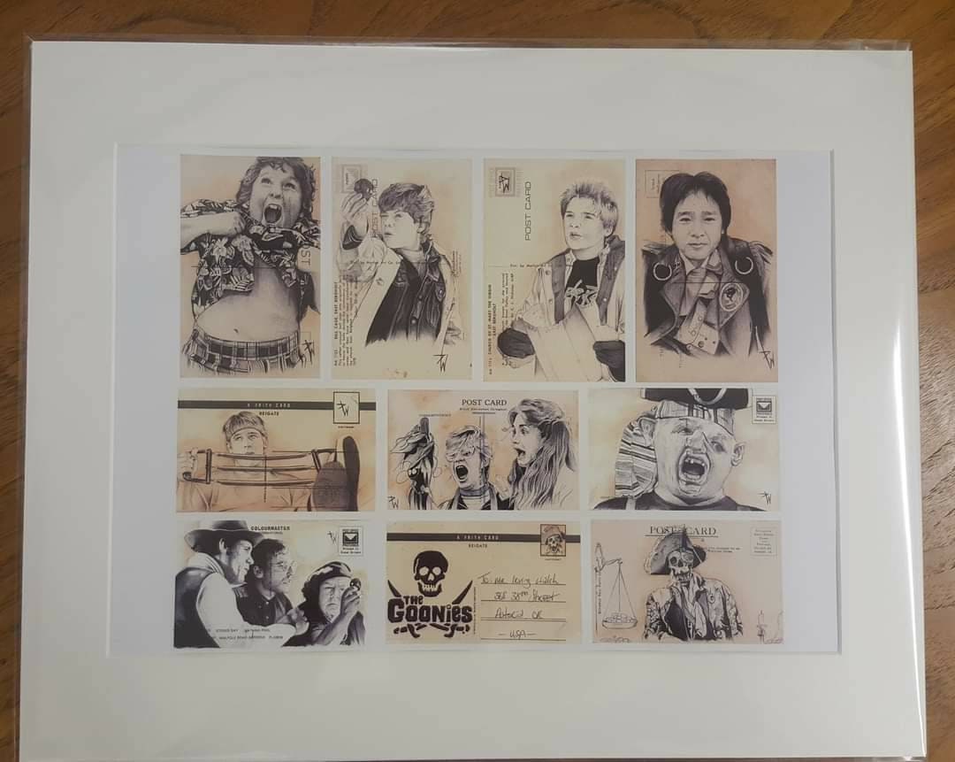 The goonies A3 mounted 20"×16"