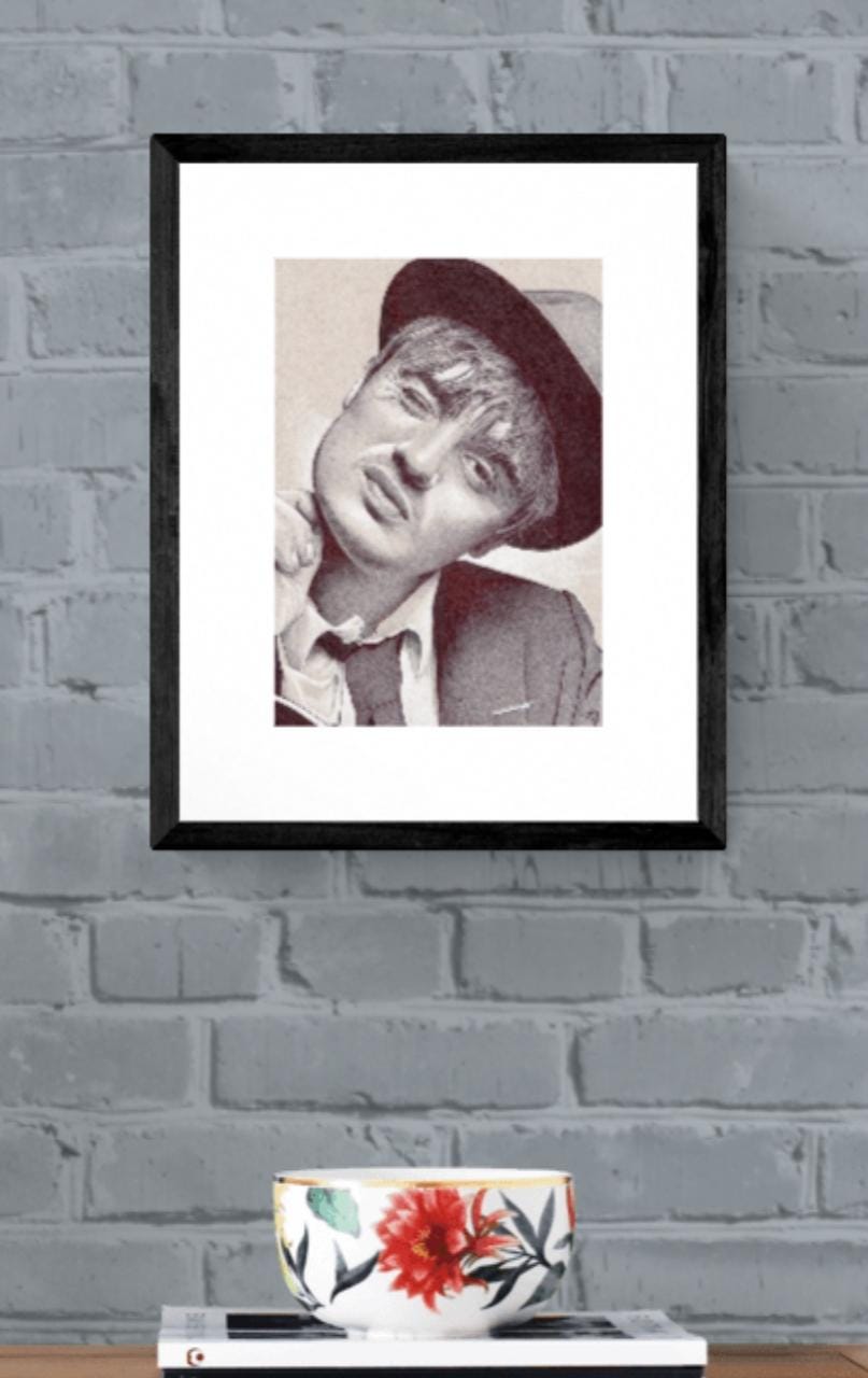 Pete Doherty ball point pen portrait