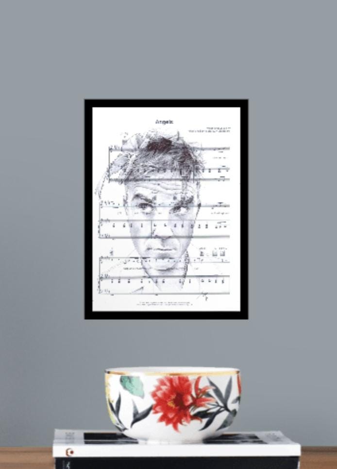 Robbie Williams Angels print