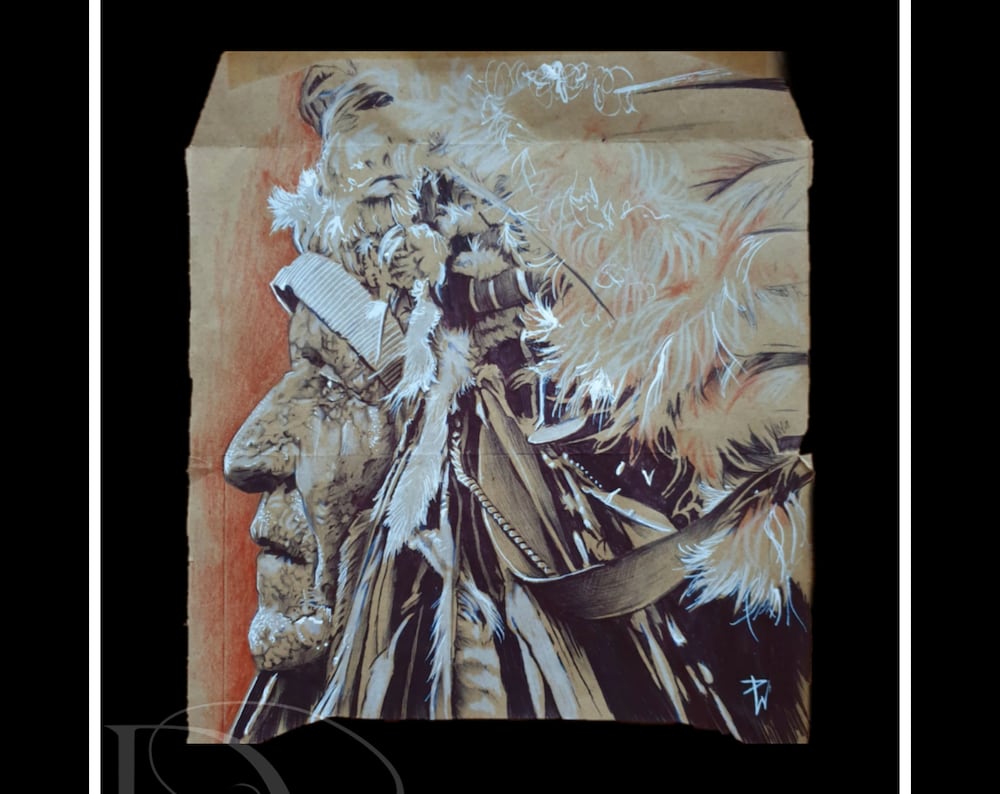 Native American portrait