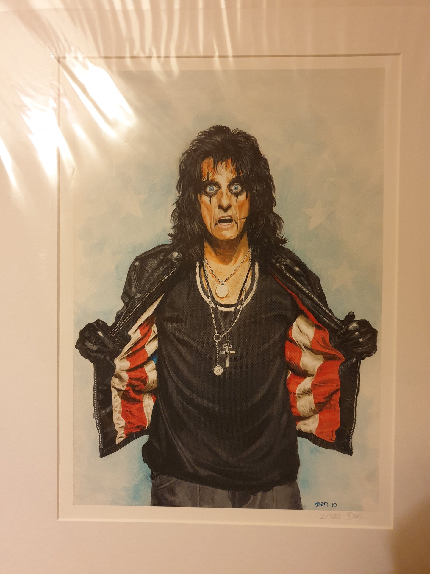 Alice Cooper portrait print