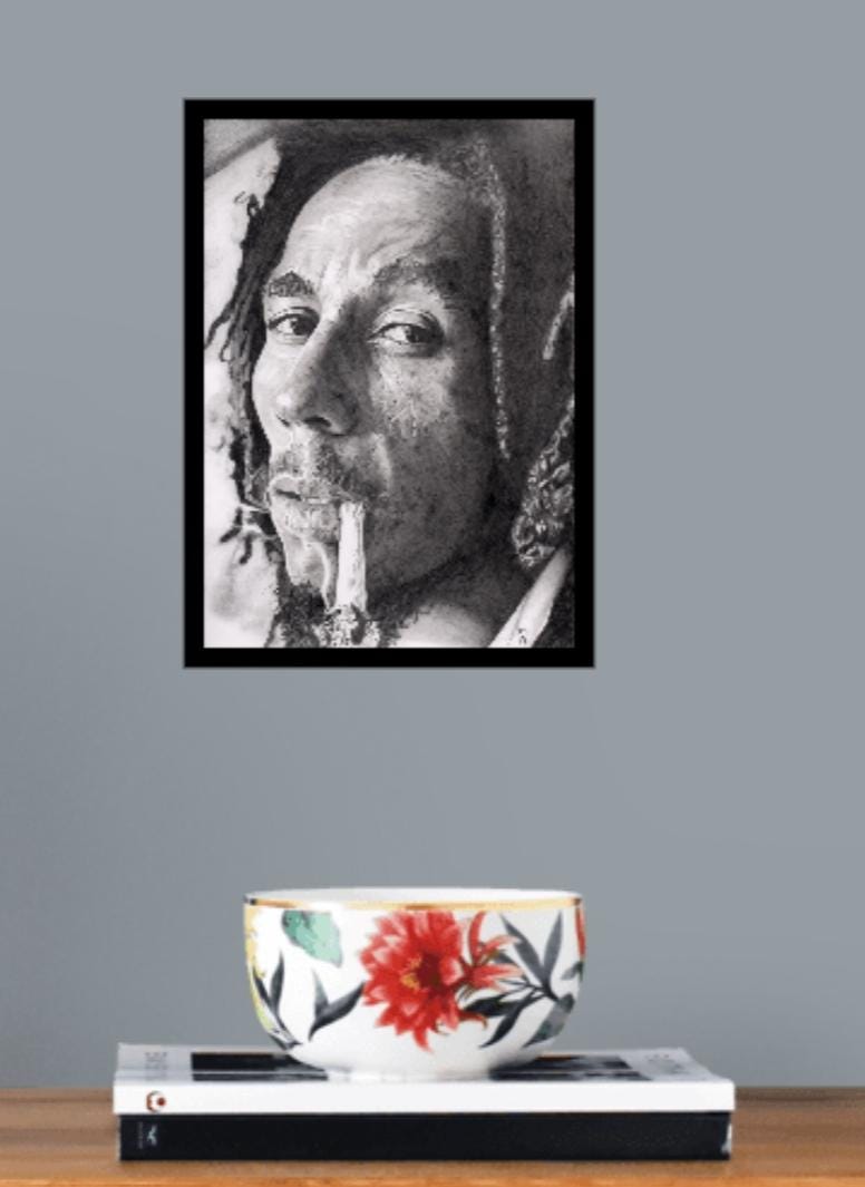 Bob Marley A4 Print