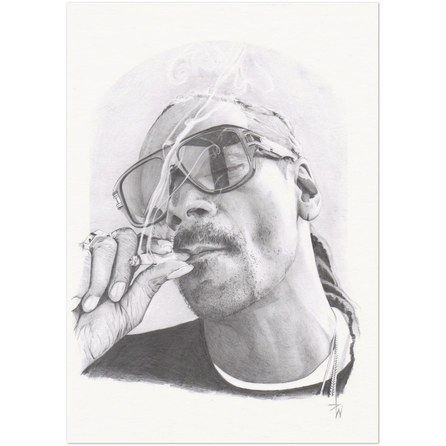 Snoop Dogg print A4