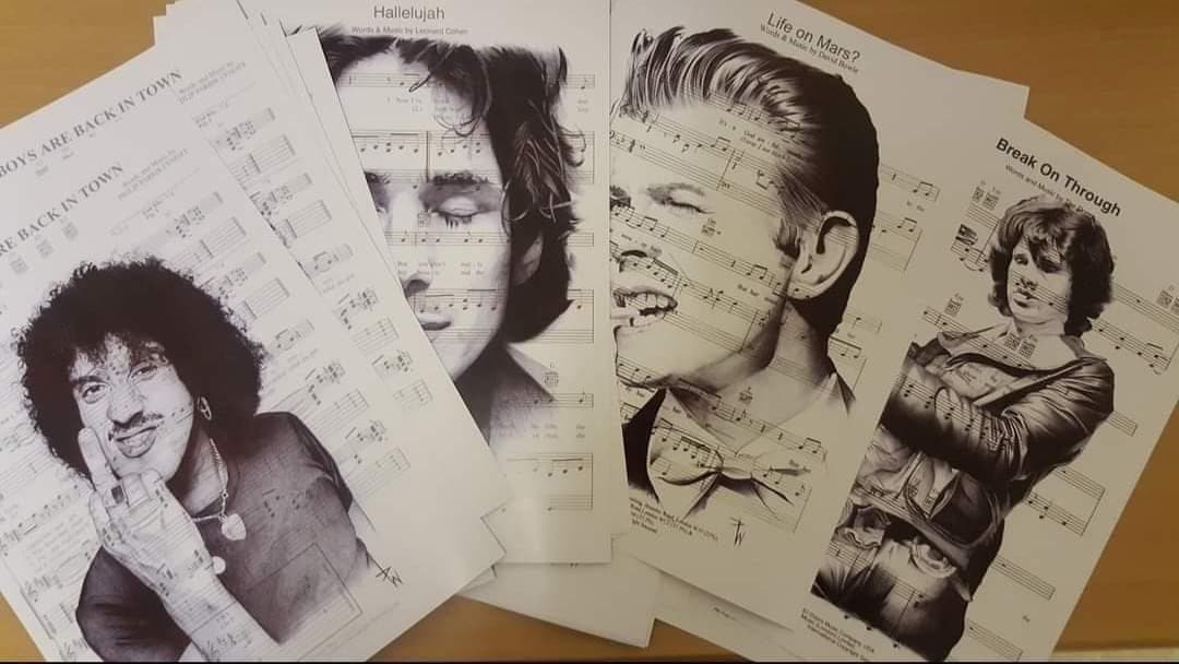 4 random A4 prints