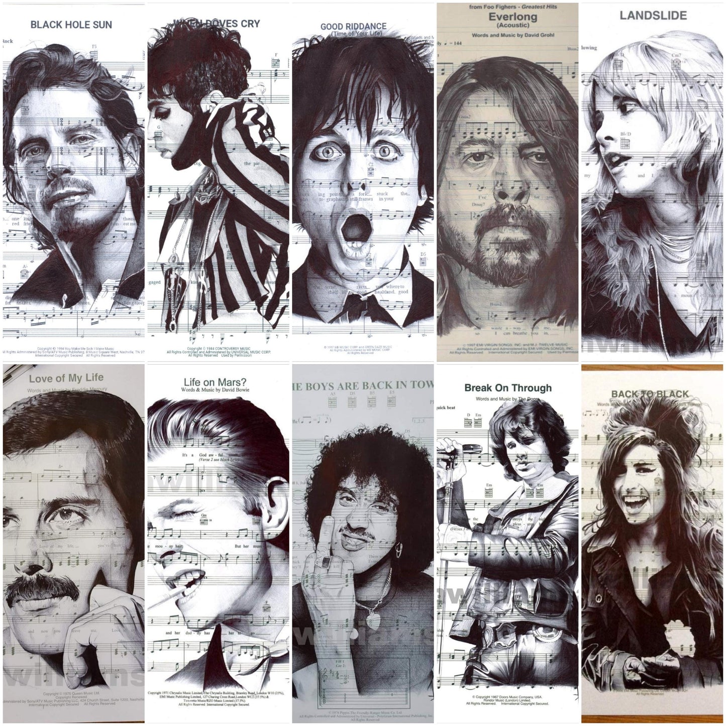 4 random A4 prints