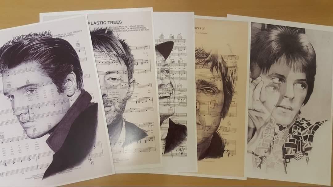 4 random A4 prints
