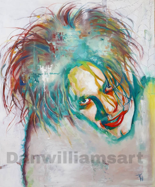 Robert Smith Oil Painting: The Cure Portrait (60x50)