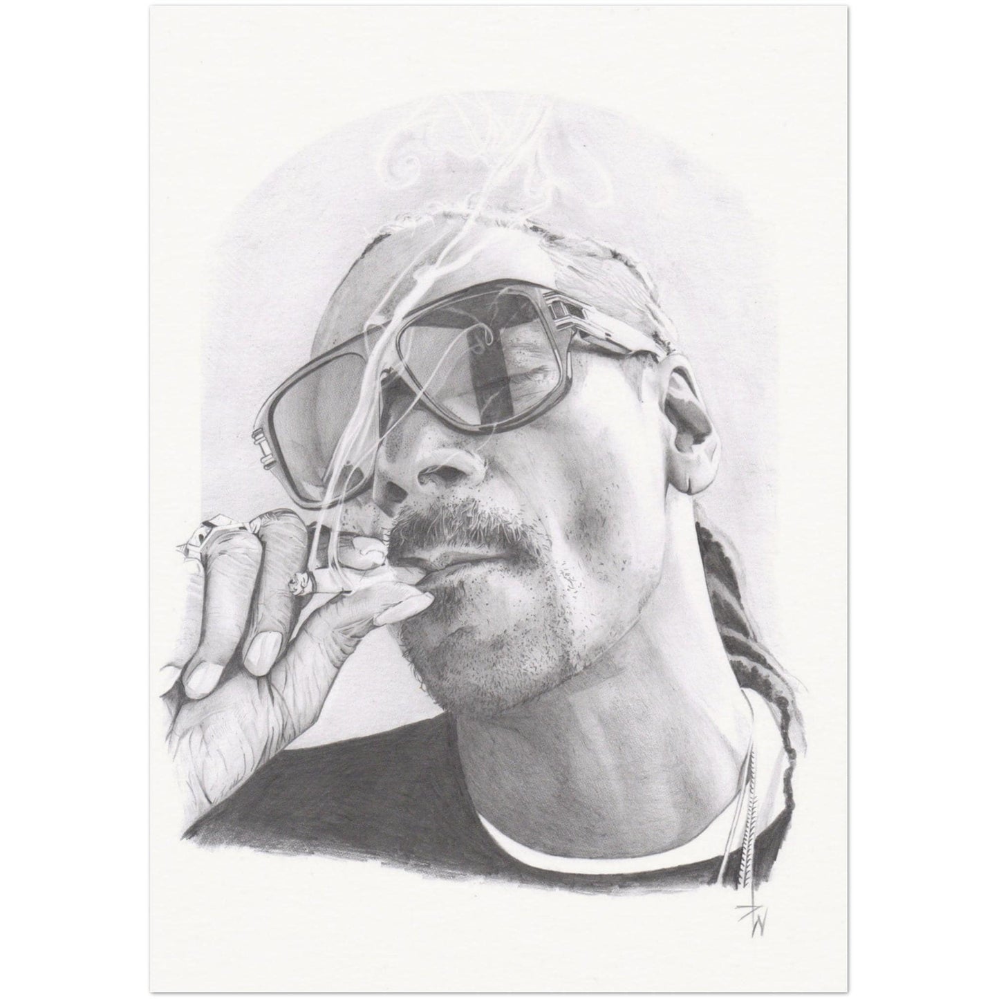 Snoop Dogg print A4