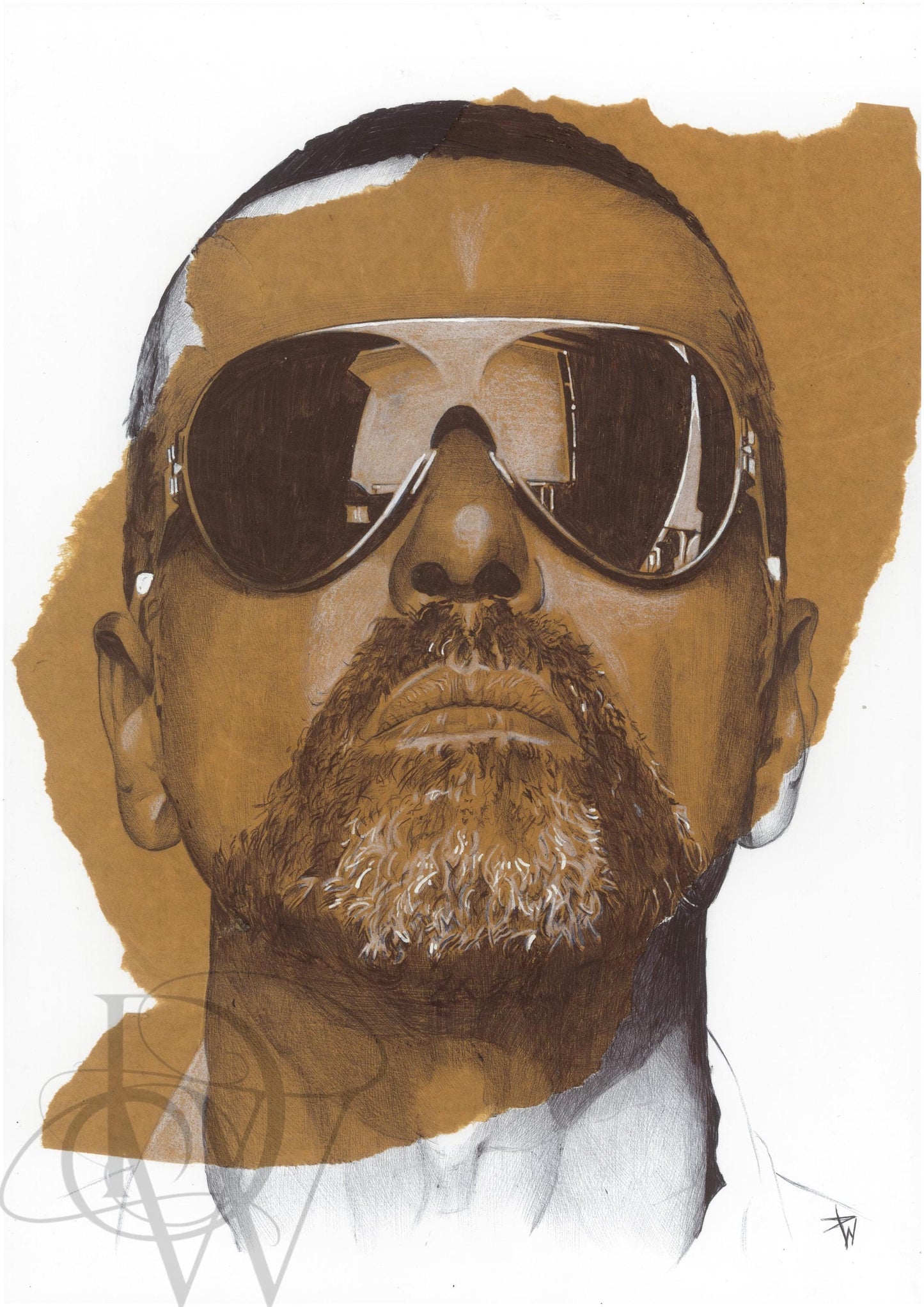 George Michael A3 print