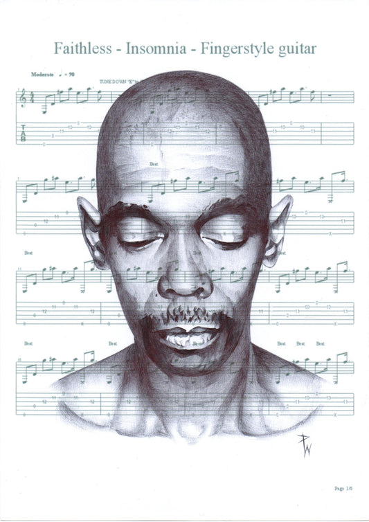 maxi Jazz A4 mounted Print