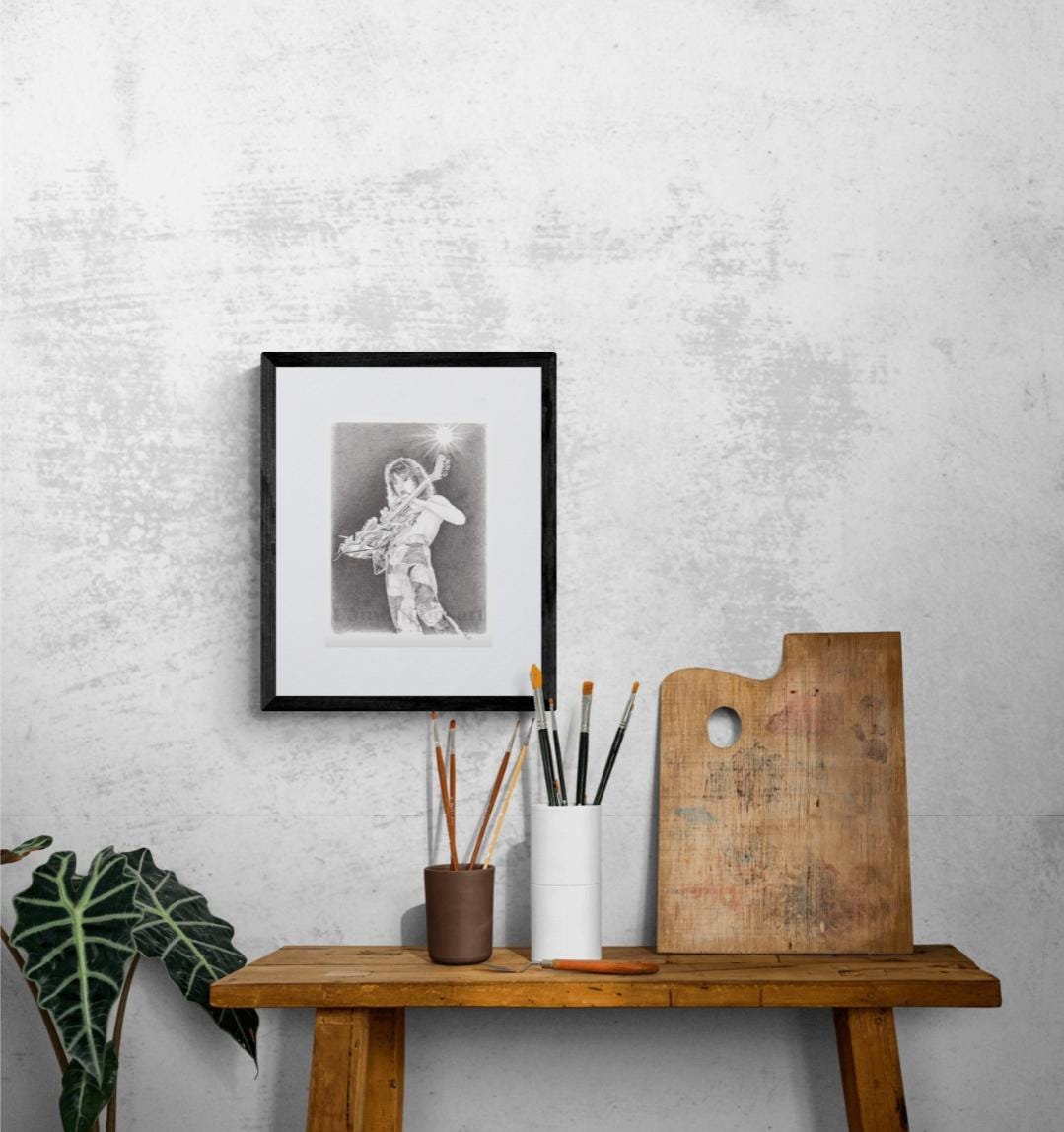 Eddie Van Halen print