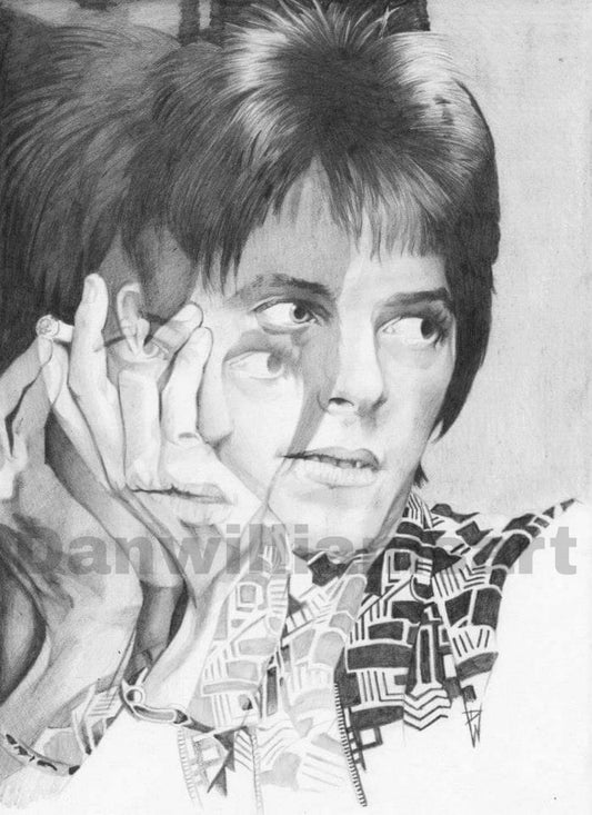 Bowie pencil drawing