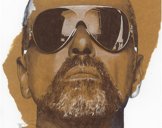 George Michael A3 print